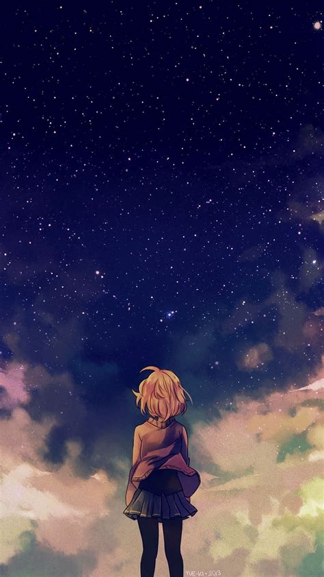 Aesthetic Sad Anime Girl Wallpaper Iphone Allwallpaper Posted By