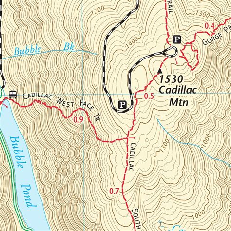 Hiking Acadia National Park Map