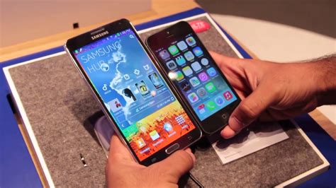 Samsung Galaxy Note 3 Vs Apple Iphone 5 7 Fone Arena