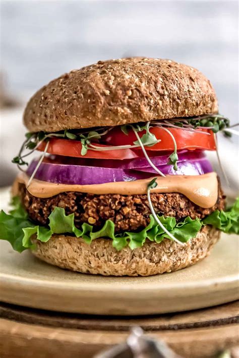 Healthy Vegan Black Bean Burger Recipe Burger Poster
