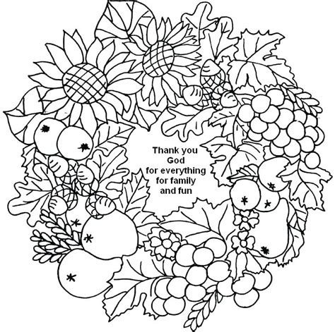 Thankful Coloring Pages At Free Printable Colorings