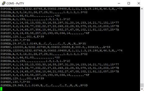 Logging Incoming Serial Data Using Putty