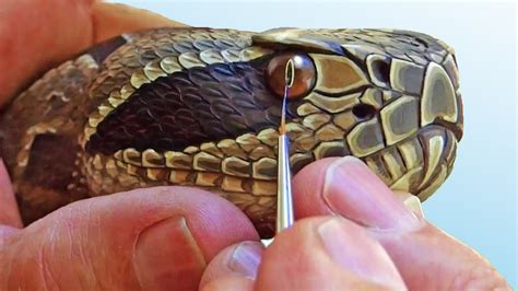 How To Carve A Rattlesnake Walking Cane Youtube