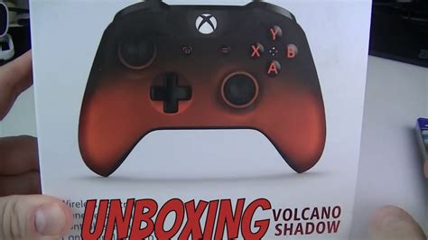 Volcano Shadow Xbox One Wireless Controller Unboxing Youtube