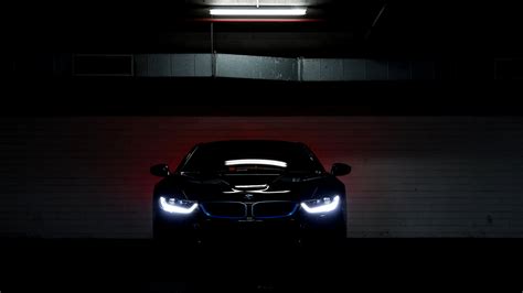 Black Bmw Coupe Bmw I8 Car Vehicle Parking Lot Hd Wallpaper