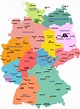 Cartina Dei Lander Della Germania - Cartina Geografica Mondo