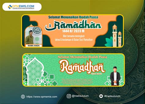 Free Desain Banner Baliho Puasa Ramadhan 1444h 2023 C