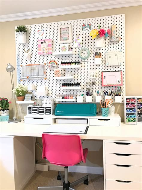 It's just what i was hoping it would be! Craft Room Organization Makeover: IKEA Skadis Pegboard ...