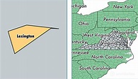 Lexington City County, Virginia / Map of Lexington City County, VA ...