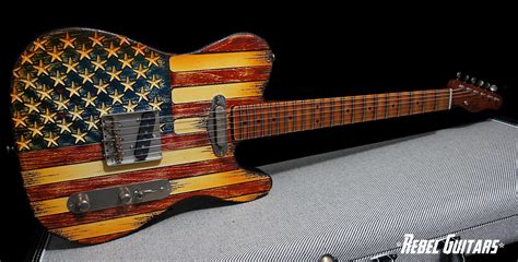 Palir Guitars Titan American Flag Rebel Guitars