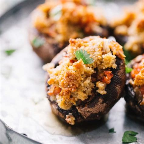 This rich and delicious recipe is ready in 10 minutes and will dress up any dish. Award Winning Crab Stuffed Mushrooms - Stuffed Mushroom Recipes - CDKitchen - Crab stuffed ...