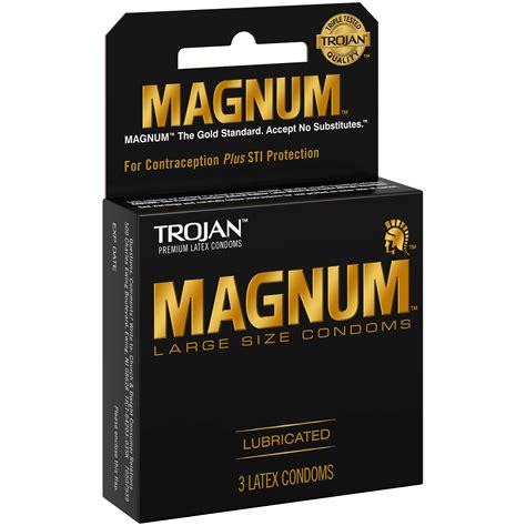 Trojan Magnum Lubricated Condoms Shop Condoms And Contraception At H E B