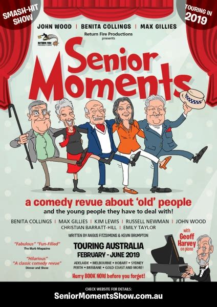 Senior Moments Theatrical Comedy Revue Events Centre Caloundra