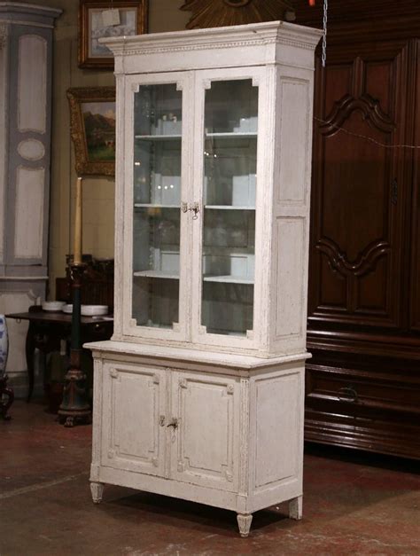 When the store needs space, goes out of business, or needs to remove a discontinued line, it must remove its display cabinets. 19th Century Louis XVI Painted Buffet Display Cabinet with ...