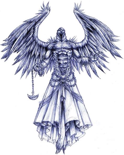 Angel Of Retribution By Lordofhjoerring On Deviantart Tattoo Art
