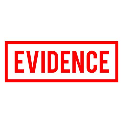Evidence Sticker Just Stickers Just Stickers