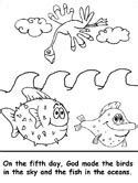 creation bible coloring pages