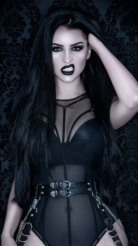 Pin By Ameen On Gothica Goth Beauty Hot Goth Girls Goth Women