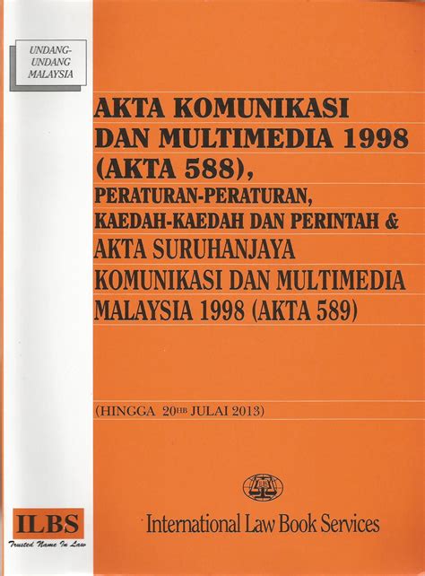 Akta Komunikasi Dan Multimedia 1998 Akta Suruhanjaya Komunikasi Dan