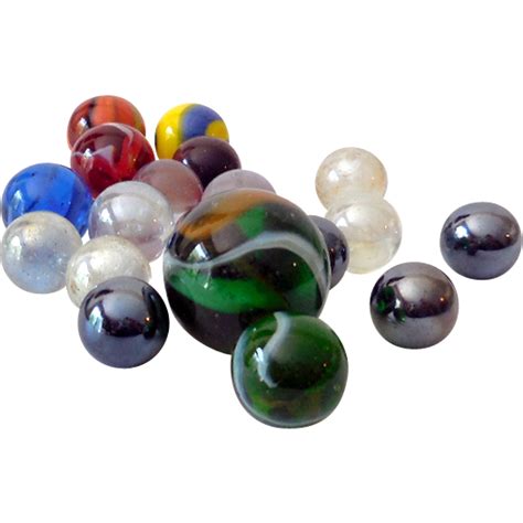 18 Vintage Glass Marbles Sold On Ruby Lane