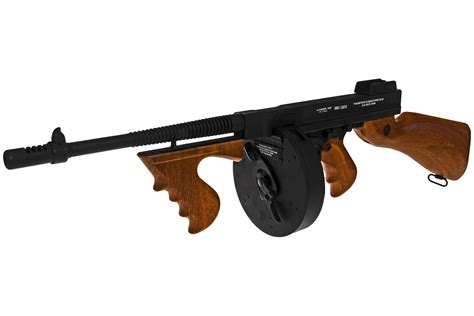 Thompson M1928 Gangster Metal Hardball Airsoft Gevær Kompletsæt Køb