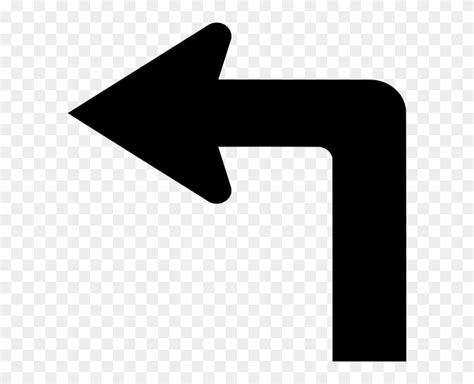 Turn Left Arrow Vector Free Transparent Png Clipart Images Download