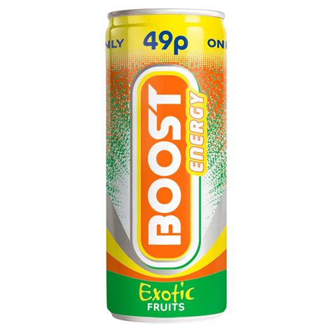 Boost Energy Exotic Fruits 250ml Bestway Wholesale