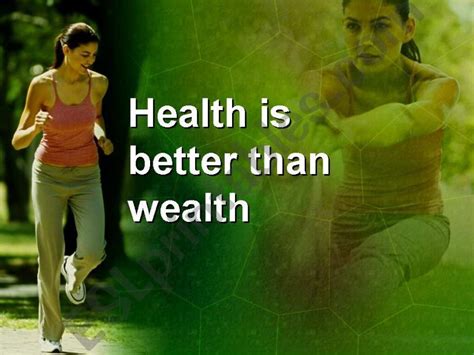 Esl English Powerpoints Health Is Better Than Wealth