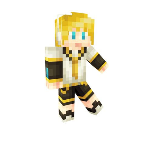 Len Kagamine Vocaloid Minecraft Skin