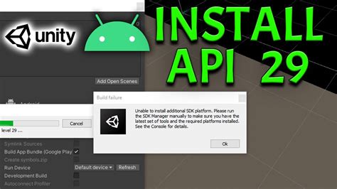 Update Unity Android Sdk To Api Level 29 10 Quick Tutorial Fix