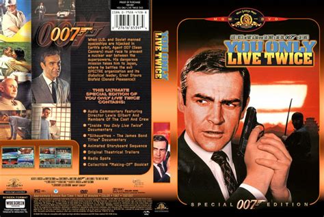 You Only Live Twice Special 007 Edition Movie Dvd Scanned Covers