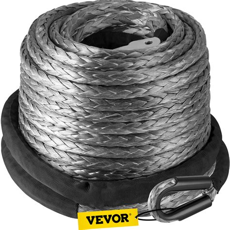 Vevor Vevor Winch Rope 38 X 95 Synthetic Winch Rope 20500lbs