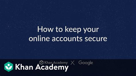 How To Keep Your Online Accounts Secure Youtube