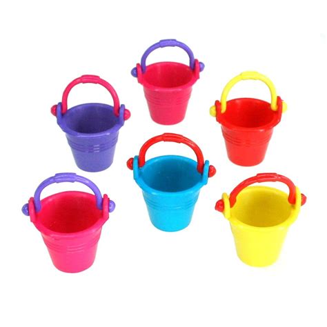 Mini Bright Plastic Buckets By Artminds Michaels Plastic Buckets