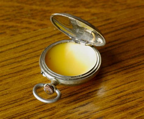 Diy Project Solid Perfume Pocket Watch Locket Designsponge