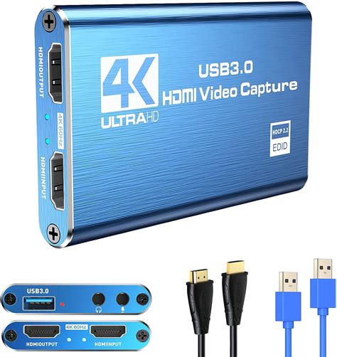 4k Audio Video Capture Card Usb 3 0 Hdmi Video Capture Device Video Capture Card 4k
