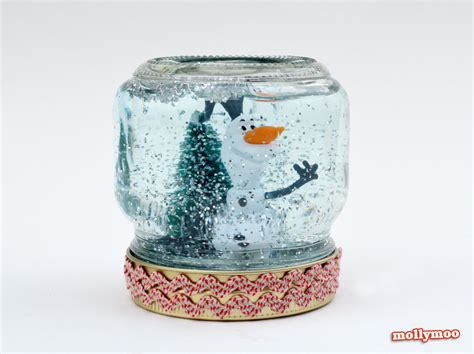 Mollymoocrafts Christmas Crafts How To Make A Snow Globe