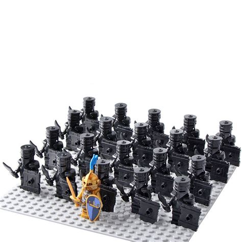 Knights Of England Minifigures Lego Compatible Medieval Knight Set