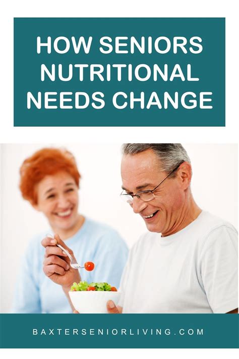 How Seniors Nutritional Needs Change In Nutrition Seniors