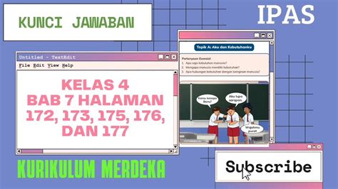 Kunci Jawaban IPAS Kelas 4 BAB 7 Bagaimana Mendapatkan Semua Keperluan