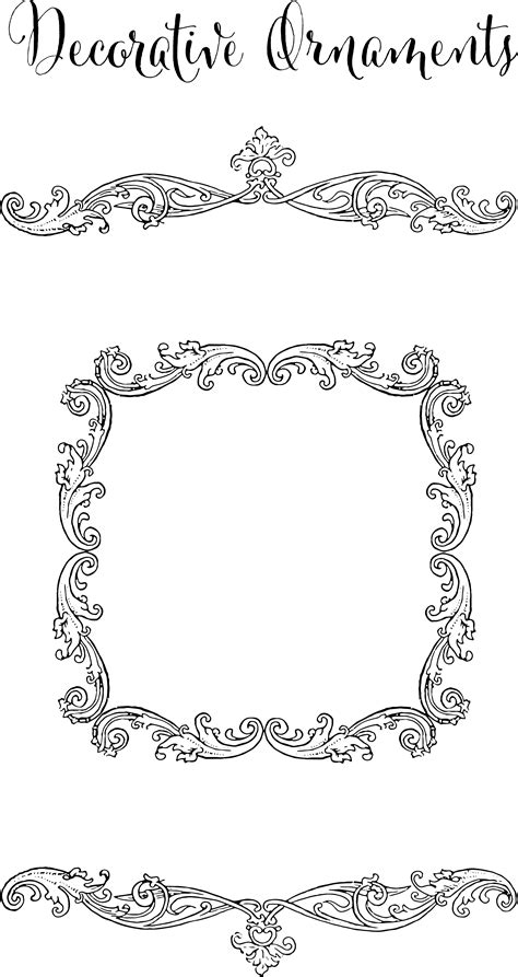 Gorgeous Royalty Free Images Decorative Frame Border And Divider
