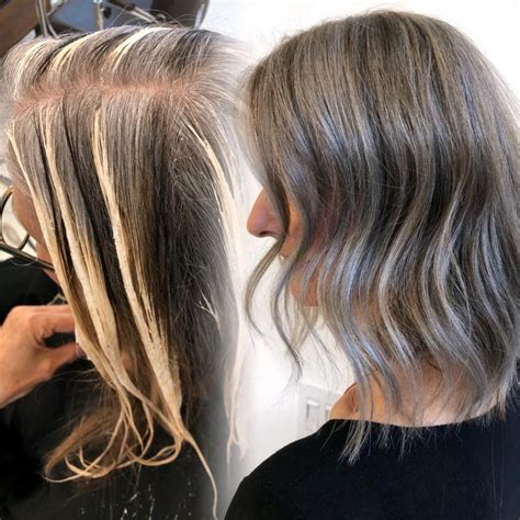 How This Woman Transitioned From Brown To Natural Gray Hair In A Year