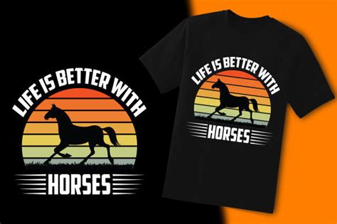 Horse T Shirt Design Graphic By Msb Creative Studio · Creative Fabrica