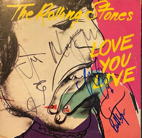 Sold Price The Rolling Stones Autographed Album April 3 0120 7 00 Pm Edt