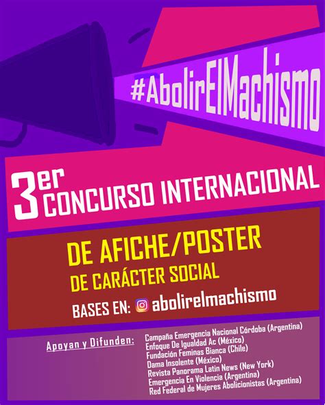 Iii Concurso Internacional De Diseño De Afiche Poster De Carácter Social