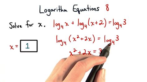 Logarithm Equations Practice Visualizing Algebra Youtube