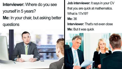 The Funniest Job Interview Memes Ever Youtube