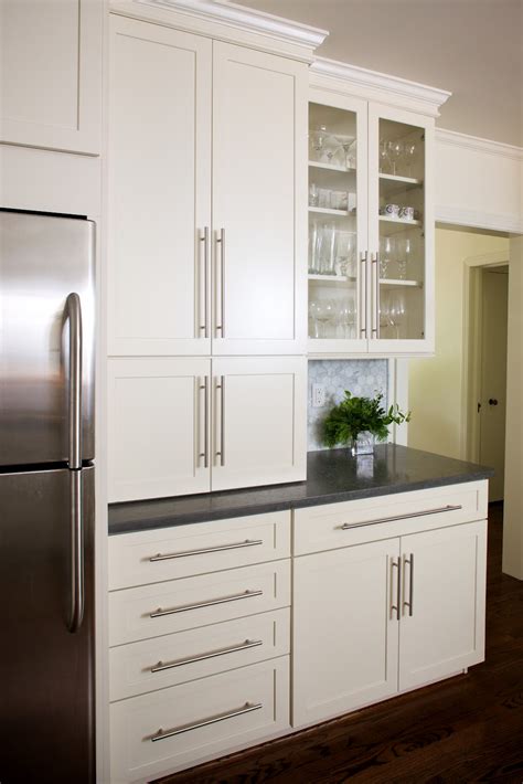 There are some designs of handles for kitchen cabinets you can choose. Haven and Home: Client Kitchen