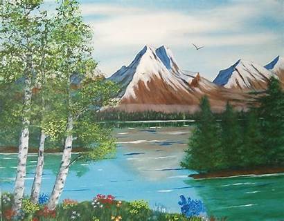 Mountains Painting Mountain Paintings Acrylic Paint Easy