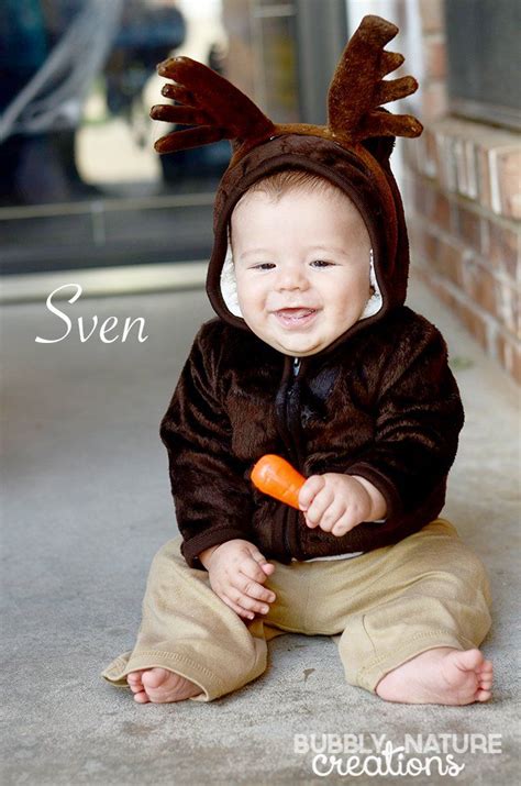 Easy Sven Frozen Costume For Infants Just Get Reindeer Antlers A